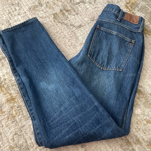 Madewell Denim - Madewell Women's Vintage Straight Leg Jeans - Blue 31T